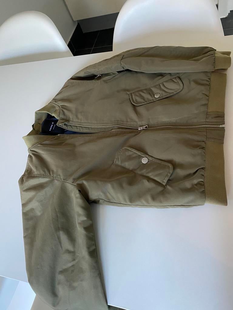Prachtige bomberjasje Name it  olive green 10 jaar, Kinderen en Baby's, Kinderkleding | Maat 140, Ophalen of Verzenden, Zo goed als nieuw