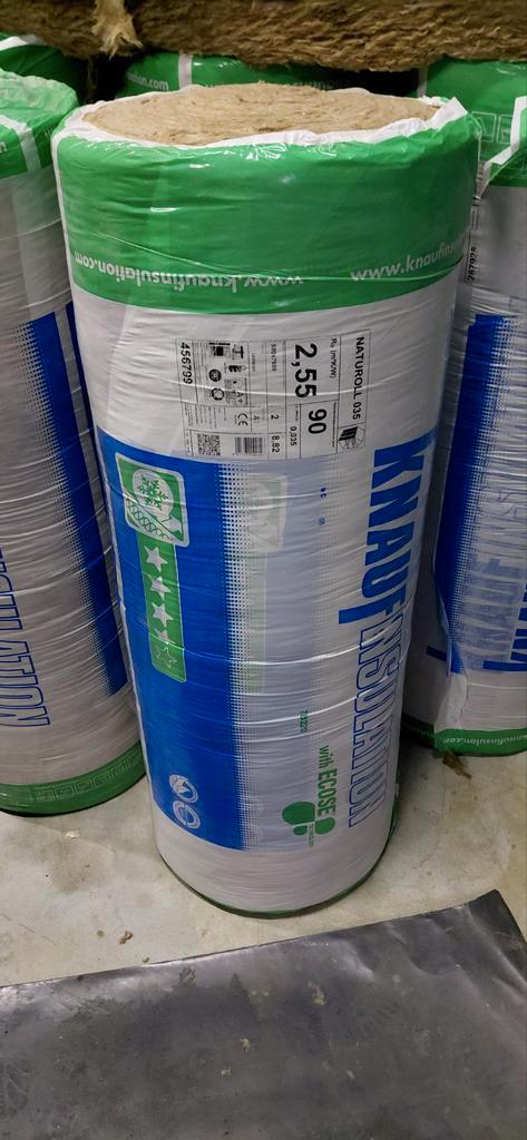 Isolatie nieuwe rollen Knauff,  weg einde dakwerken, Doe-het-zelf en Bouw, Dakpannen en Dakbedekking, Ophalen
