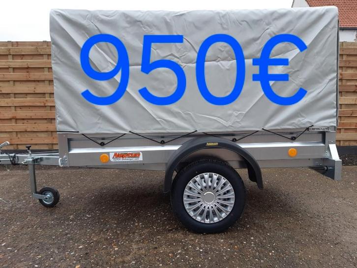 950€!!! AANHANGWAGEN REMORQUE TRAILER KAR REMORCA PRZYCZEPA, Auto diversen, Aanhangers en Bagagewagens, Nieuw, Ophalen