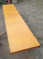 Lange Houten Openklapbare Tafel - 290x57, Antiek en Kunst, Ophalen