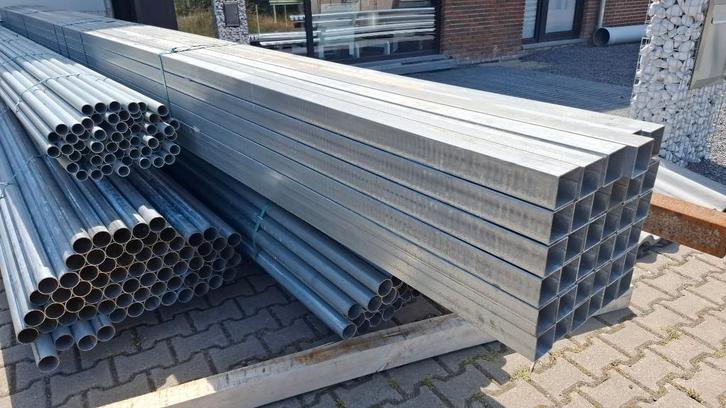 Promo! Galva buizen, palen 2mm dik tot 678cm lang, Tuin en Terras, Palen, Balken en Planken, Nieuw, Palen, Ophalen