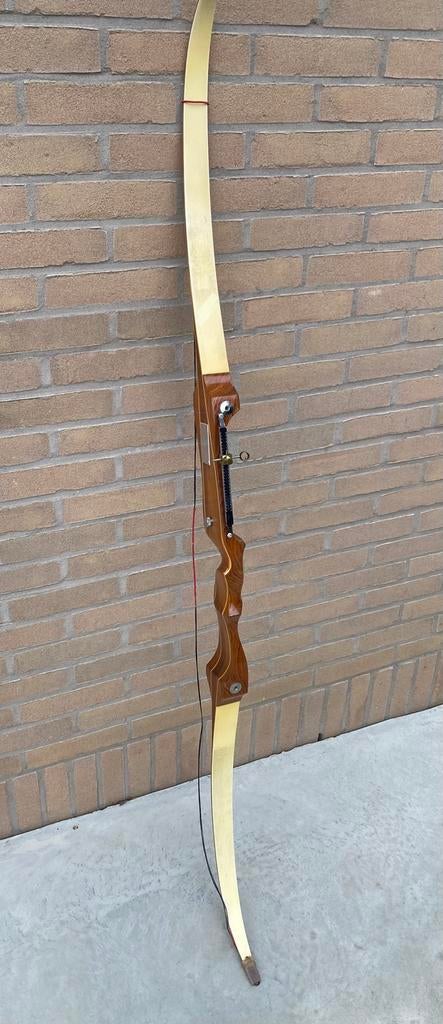 Vintage HOYT pro medalist handboog Uit jaren 60-70, Ophalen, Gebruikt