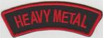 Heavy Metal stoffen opstrijk patch embleem, Verzenden, Nieuw, Kleding
