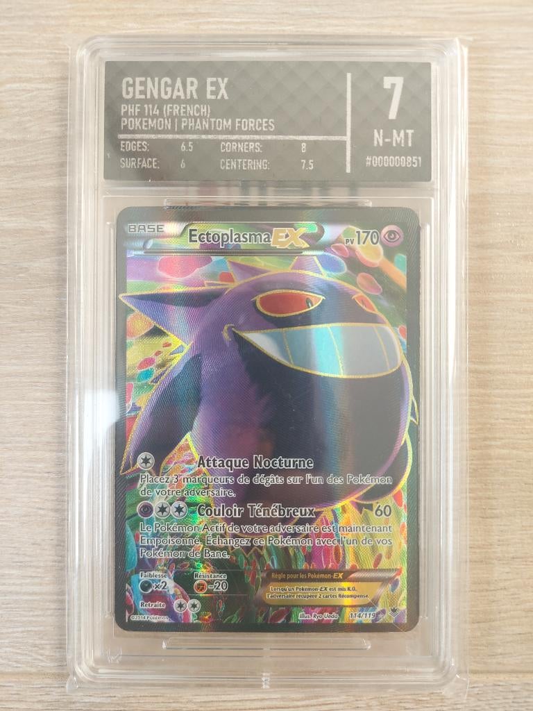 Gengar ex 114 phantom forces grade 7, Enlèvement ou Envoi, Neuf, Cartes en vrac