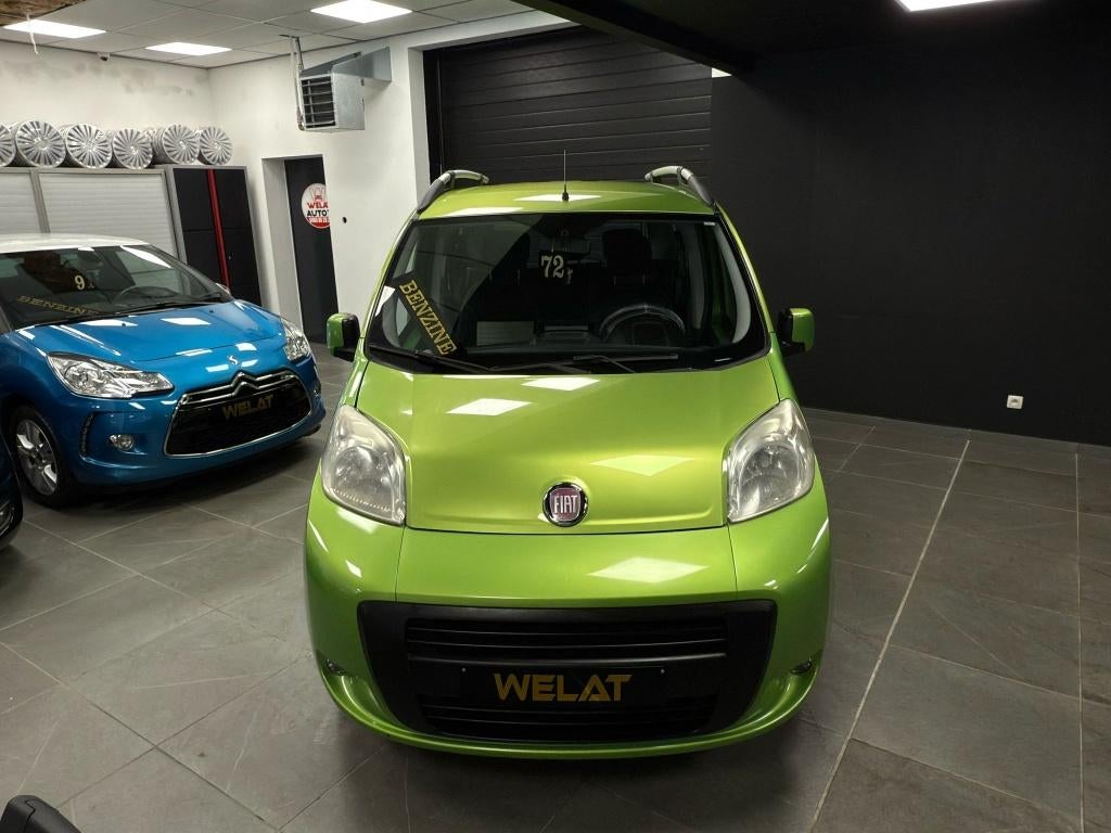 FIAT FIORINO BENZINE 132.000KM /CARPLAY/NAVI/ TOPSTAAT, Bluetooth, Zwart, Bedrijf, 1400 cc