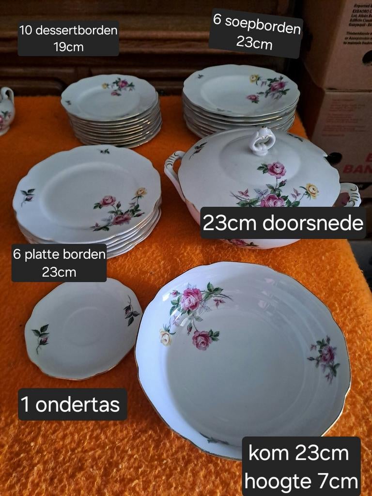 Servies los Czechoslovakia, Ophalen