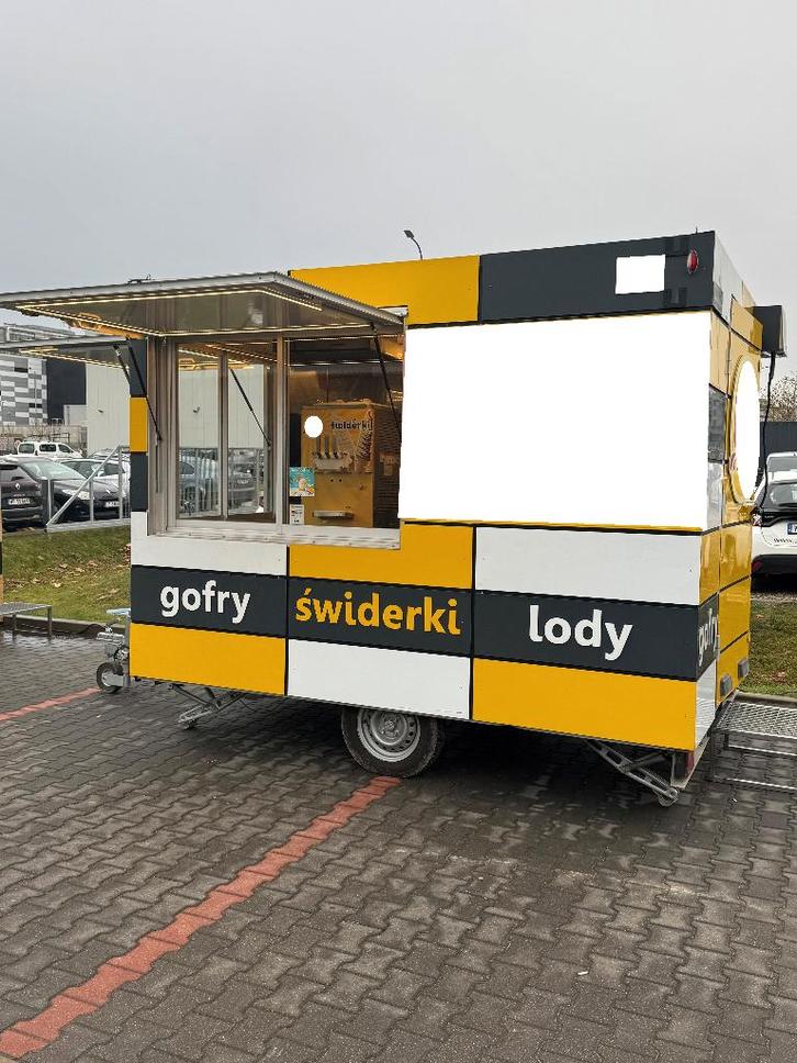 Food truck, Remorque alimentaire Glace 3m prix de 9,9k, Zakelijke goederen, Stock en Retail | Verkoopwagens, Verzenden