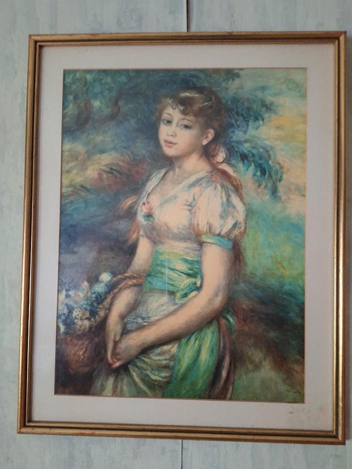 Reproduction d'un tableau de Pierre August Renoir, Antiquités & Art, Art | Peinture | Classique, Enlèvement