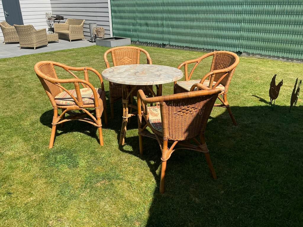 Tuinset, Jardin & Terrasse, Ensembles de jardin, Enlèvement, Comme neuf, Salons de jardin