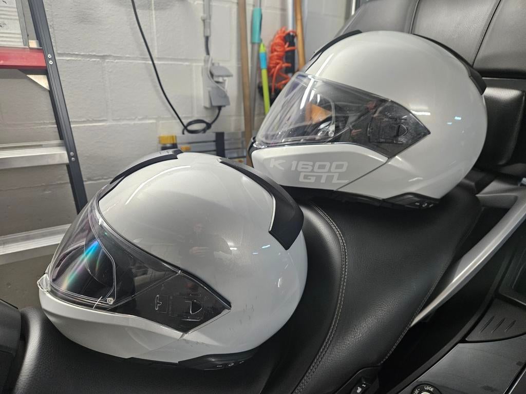 Bmw helm integraal helm met zonnevizier en intercom, Motoren, Ophalen