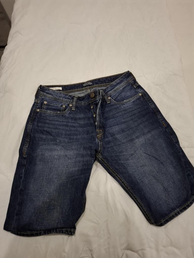 SHORT JACK & JONES & LACOSTE (M), Enlèvement, Comme neuf, Taille 48/50 (M), Bleu