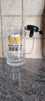 Bierpot met bel,  Ring for a beer 500ml, Verzamelen, Ophalen of Verzenden
