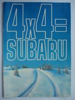 Subaru gamma 1985 Brochure Catalogue Prospekt, Verzenden, Gelezen, Overige merken