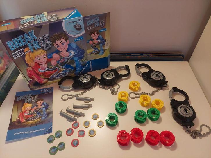 Ravensburger Break free - actiespel, Hobby en Vrije tijd, Gezelschapsspellen | Bordspellen, Gebruikt, Een of twee spelers, Drie of vier spelers