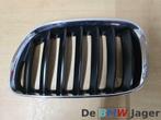 Grill links zwart met chroom BMW X5 E53 51137113733, Enlèvement ou Envoi, Utilisé, BMW