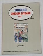 Dupuis Unicum Uitgave Nr2 Gesigneerd Limited edition 1981, Boeken, Stripverhalen, Eén stripboek, Ophalen of Verzenden, Gelezen