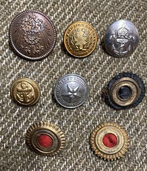 Knopen en kokardes WOI, Verzamelen, Militaria | Algemeen, Landmacht, Kleding of Schoenen, Ophalen of Verzenden