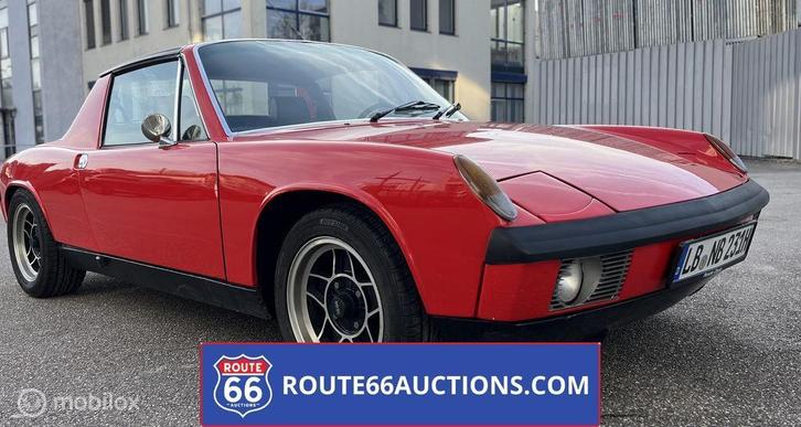 Porsche 914 | 1973 | Route 66 Auctions, Auto's, Oldtimers, Bedrijf, Te koop, Porsche, Benzine, Overige carrosserie, Handgeschakeld