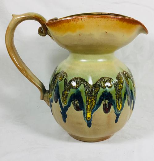 FT Deruta Italy vintage design keramiek vaas 70’s, Antiek en Kunst, Antiek | Vazen, Ophalen of Verzenden