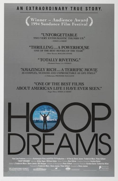 Hoop Dreams (1994), Cd's en Dvd's, Dvd's | Documentaire en Educatief, Gebruikt, Biografie, Vanaf 9 jaar, Ophalen of Verzenden
