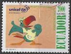 Ecuador 1996 - Yvert 1372 - 50 jaar UNICEF (ST), Postzegels en Munten, Verzenden, Gestempeld