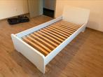Bed van 90x200, Huis en Inrichting, Slaapkamer | Bedden, Ophalen, 90 cm, Eenpersoons, Wit