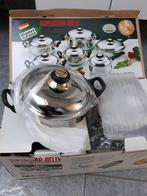 Superstar belly kookpottenset 12 delig nieuw, Huis en Inrichting, Ophalen of Verzenden