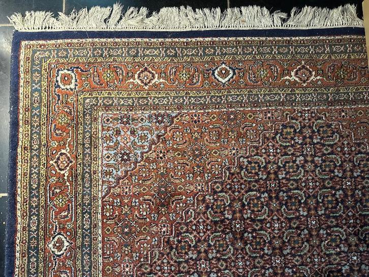 Handgemaakt antiek oosters vloerkleed, Huis en Inrichting, Stoffering | Tapijten en Vloerkleden, Gebruikt, 200 cm of meer, 200 cm of meer
