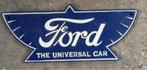 Ford the Universal Car gietijzeren reclame bord, Verzamelen, Ophalen of Verzenden, Zo goed als nieuw, Reclamebord