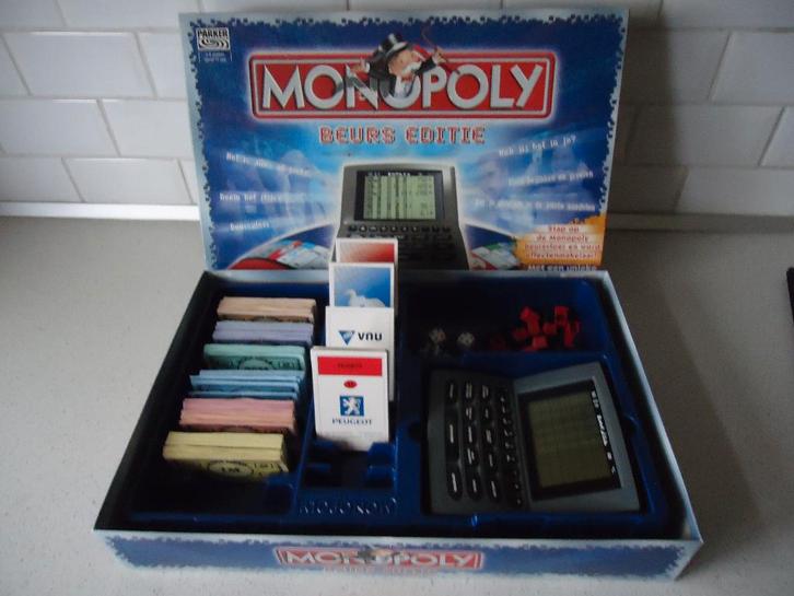 "Monopoly" Beurs Editie van Parker in Prima Staat., Hobby en Vrije tijd, Gezelschapsspellen | Bordspellen, Zo goed als nieuw, Een of twee spelers
