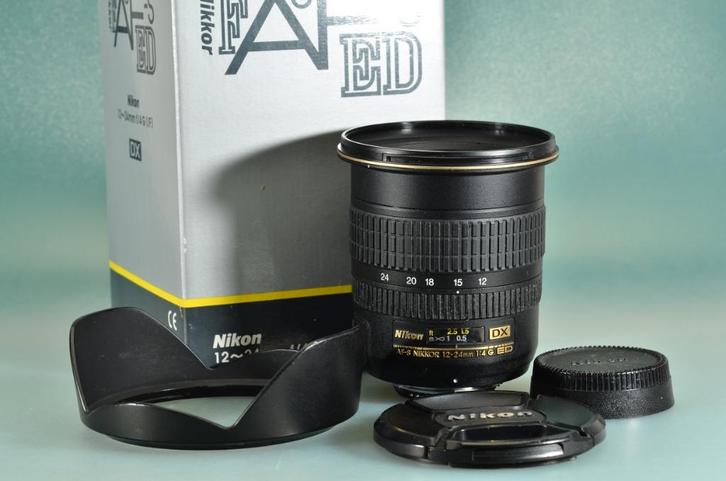 Nikon AF-S Nikkor 12-24mm f/4G ED IF DX, Audio, Tv en Foto, Foto | Lenzen en Objectieven, Gebruikt, Groothoeklens, Zoom, Ophalen of Verzenden