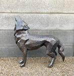 Beeld wolf / herder origami  H 100cm x L 110cm, Ophalen, Nieuw, Dier