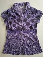 doorschijnend paarse blouse, Kleding | Dames, Blouses en Tunieken, Maat 38/40 (M), Paars, Street One, Ophalen of Verzenden