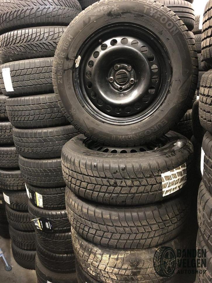 Opel Mokka Winterbanden 215-65-16 98H Stalen velgen Steek 5, Auto-onderdelen, Banden en Velgen, Banden en Velgen, Winterbanden