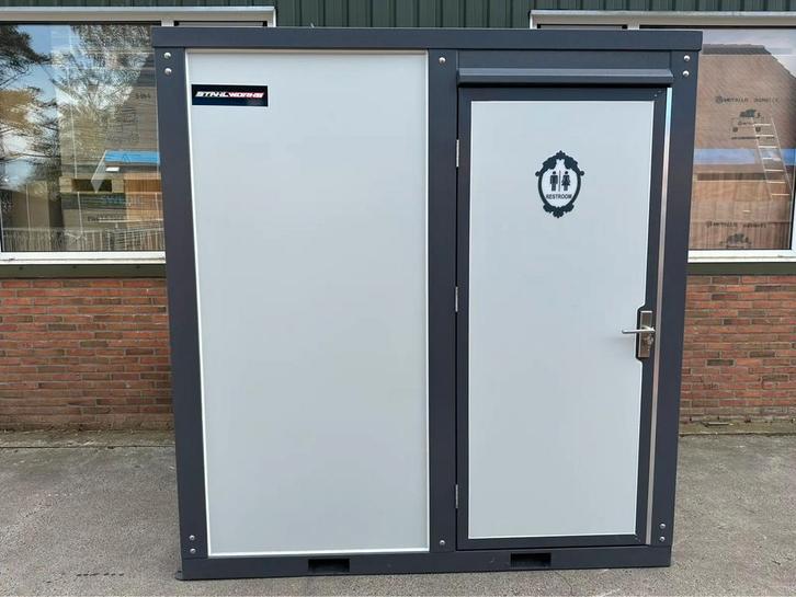 Stahlworks  Sanitairunit, Jardin & Terrasse, Stockage & Armoires de jardin, Comme neuf, Autres types, Métal, Enlèvement