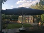 Grand Parasol Avec Pied en Marbre, Tuin en Terras, Parasols, Ophalen, Gebruikt, Waterdicht, Stokparasol