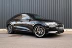 E-tron 55 SB S-Line ACC-HUD-DCC-Pano-Cam-Trekh-BTW-B&O, Auto's, Automaat, 0 cilinders, 1800 kg, Zwart