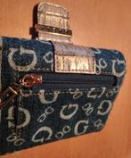 Portemonnee „G U E S” Jean Color Zo goed als nieuw 11x9 cm, Handtassen en Accessoires, Portemonnees, Ophalen of Verzenden, Zo goed als nieuw