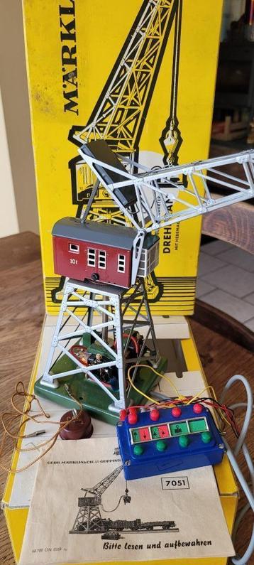 MARKLIN elektrische kraan ref 7051 als nieuw in doos. beschikbaar voor biedingen