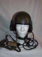 Belgische racal amplivox voorhoofd Tankhelm, Ophalen of Verzenden, Landmacht, Helm of Baret
