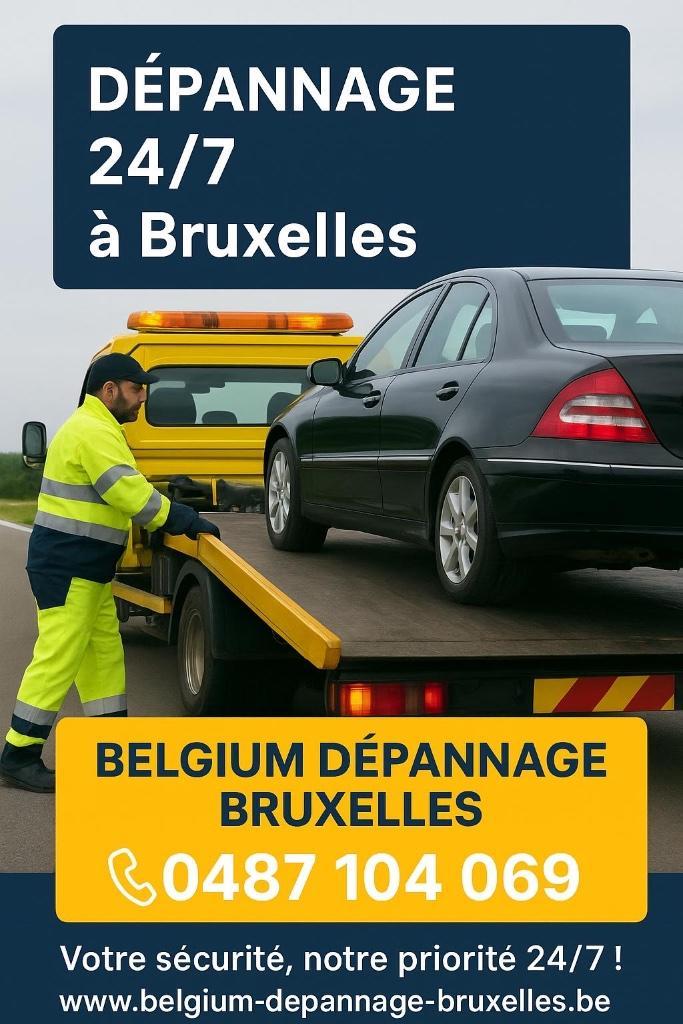 Dépannage voiture camionnette Bruxelles 0487104069 &, Autos : Divers, Autos divers Autre, Enlèvement ou Envoi