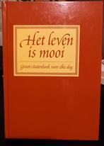 Het leven is mooi Groot Citatenboek Roger Defour, Ophalen of Verzenden, Zo goed als nieuw