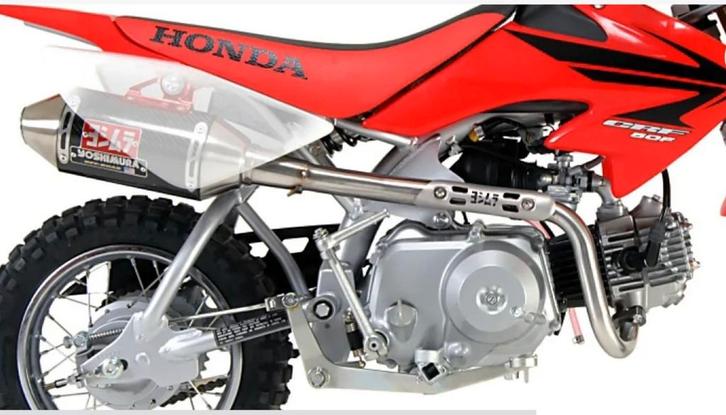 GEZOCHT Honda crf50 Yoshimura uitlaat en buddyseat/over, Fietsen en Brommers, Minibikes, Midibikes en Pitbikes, Ophalen of Verzenden
