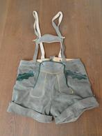 M318. Short en peau, cuir du Tyrol, pour homme de taille 54, Enlèvement ou Envoi, Comme neuf, Taille 52/54 (L), Gris