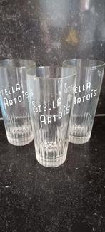 6 oude bierglazen  Stella Artois zie foto's, Verzamelen, Ophalen of Verzenden, Zo goed als nieuw