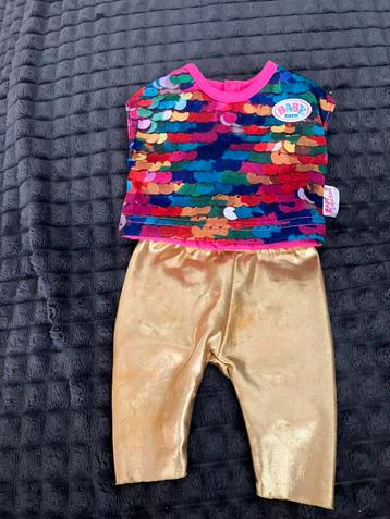 Kleding set t-shirt + broek baby born zapf pop 43 cm  beschikbaar voor biedingen