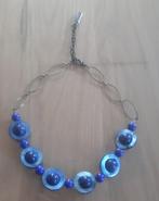 Collier bleu Titto, Comme neuf, Bleu, Enlèvement ou Envoi