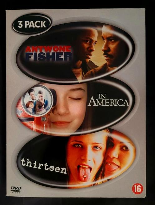 3x DVD - Pack - Antwone Fisher + In america + Thirteen, CD & DVD, DVD | Drame, Utilisé, Enlèvement ou Envoi