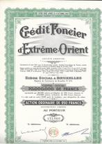 Crédit Foncier d'Extrême Orient - 1946, 1920 à 1950, Action, Enlèvement ou Envoi