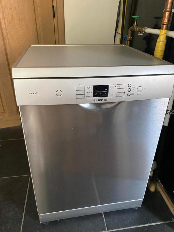 Bosch losstaande vaatwasser, Huis en Inrichting, Keuken | Keukenelementen, Zo goed als nieuw, Wit, Grijs, Ophalen